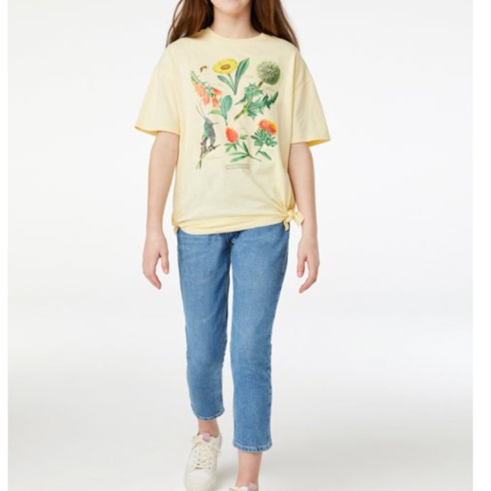 Girl Flower Oversized T-shirt